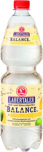 Labertaler Balance Zitrone-Limette-Basilikum 12x1,0 l PET